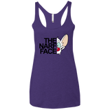 The Narf Face Women's Triblend Racerback Tank