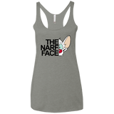The Narf Face Women's Triblend Racerback Tank