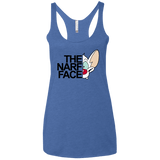 The Narf Face Women's Triblend Racerback Tank