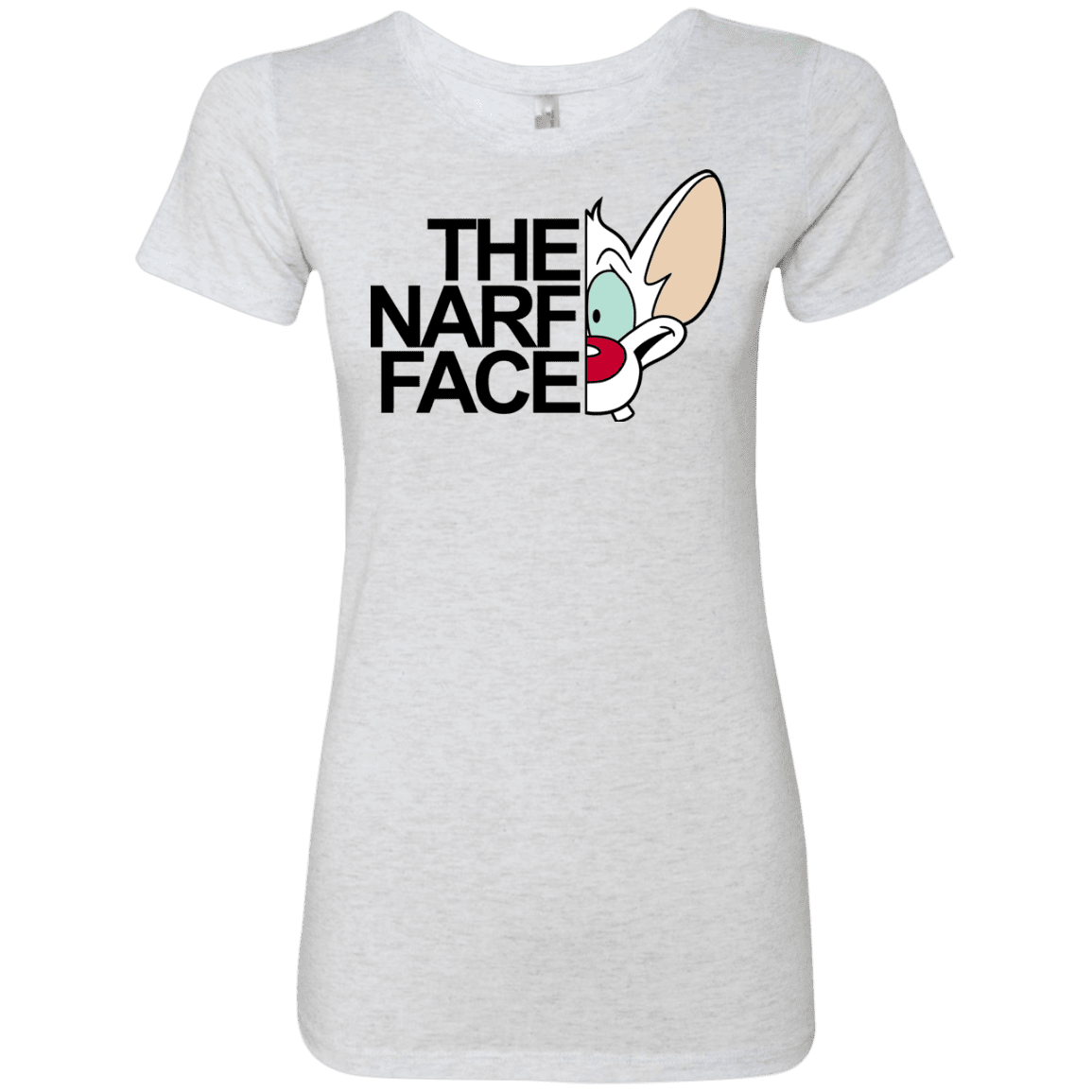 T-Shirts Heather White / S The Narf Face Women's Triblend T-Shirt