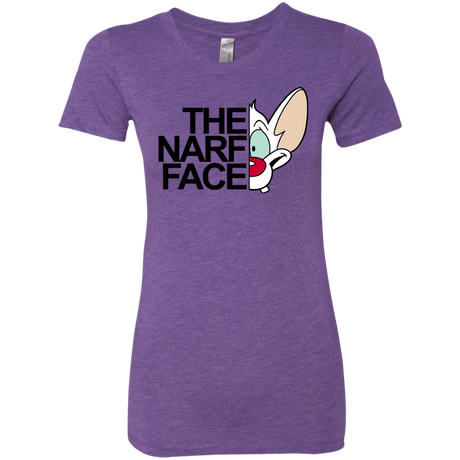 T-Shirts Purple Rush / S The Narf Face Women's Triblend T-Shirt