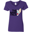 T-Shirts Purple / S The Narf Face Women's V-Neck T-Shirt