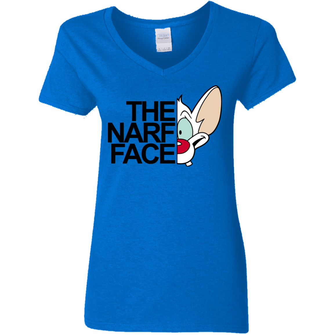 T-Shirts Royal / S The Narf Face Women's V-Neck T-Shirt