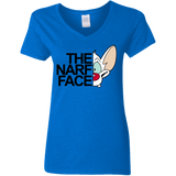 T-Shirts Royal / S The Narf Face Women's V-Neck T-Shirt