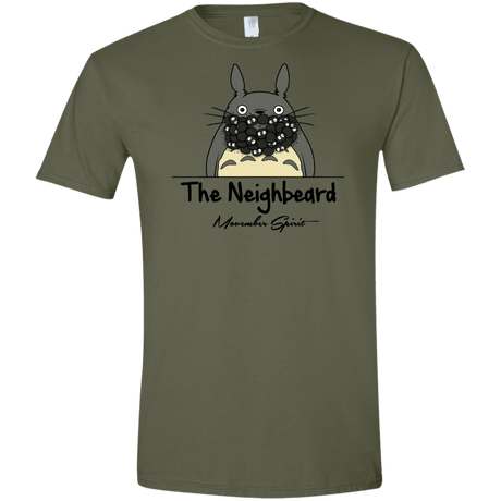 T-Shirts Military Green / S The Neighbeard Men's Semi-Fitted Softstyle