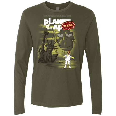 T-Shirts Military Green / Small The new multimillion dollar musical Men's Premium Long Sleeve