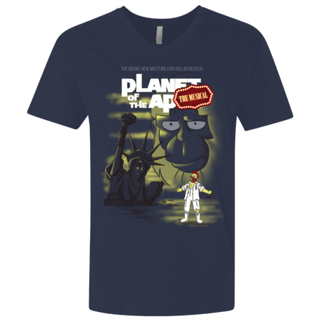 T-Shirts Midnight Navy / X-Small The new multimillion dollar musical Men's Premium V-Neck