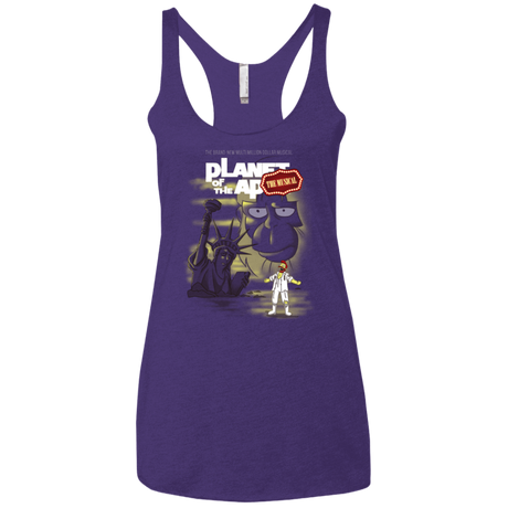T-Shirts Purple / X-Small The new multimillion dollar musical Women's Triblend Racerback Tank