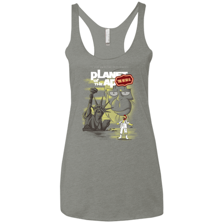 T-Shirts Venetian Grey / X-Small The new multimillion dollar musical Women's Triblend Racerback Tank