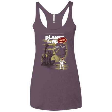 T-Shirts Vintage Purple / X-Small The new multimillion dollar musical Women's Triblend Racerback Tank
