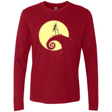 T-Shirts Cardinal / S The Night Before Surfing Men's Premium Long Sleeve