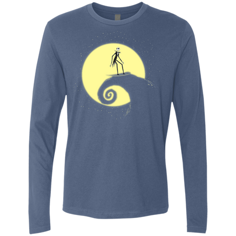 T-Shirts Indigo / S The Night Before Surfing Men's Premium Long Sleeve