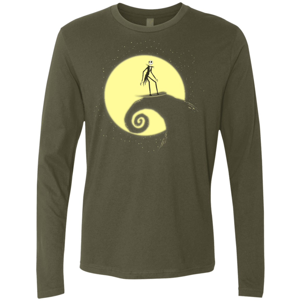 T-Shirts Military Green / S The Night Before Surfing Men's Premium Long Sleeve