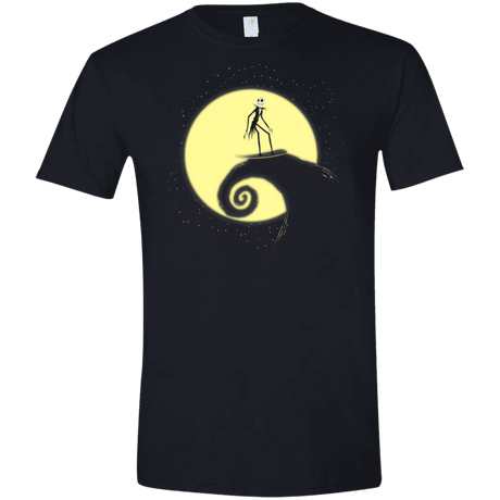 T-Shirts Black / X-Small The Night Before Surfing Men's Semi-Fitted Softstyle