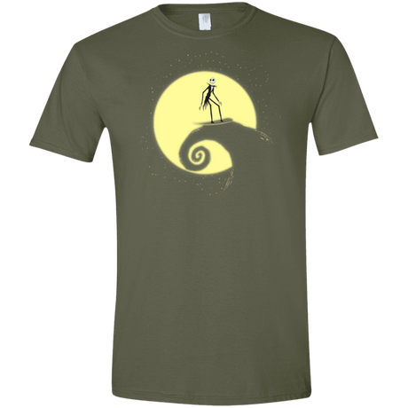 T-Shirts Military Green / S The Night Before Surfing Men's Semi-Fitted Softstyle