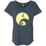 T-Shirts Indigo / X-Small The Night Before Surfing Triblend Dolman Sleeve