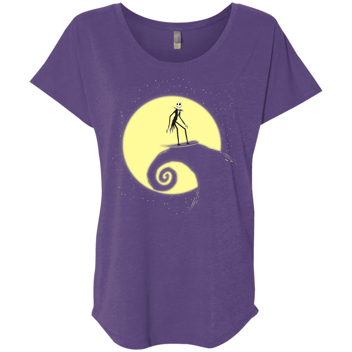 T-Shirts Purple Rush / X-Small The Night Before Surfing Triblend Dolman Sleeve