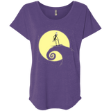 T-Shirts Purple Rush / X-Small The Night Before Surfing Triblend Dolman Sleeve