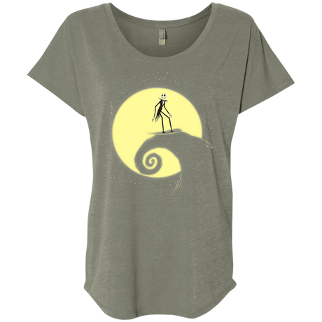 T-Shirts Venetian Grey / X-Small The Night Before Surfing Triblend Dolman Sleeve