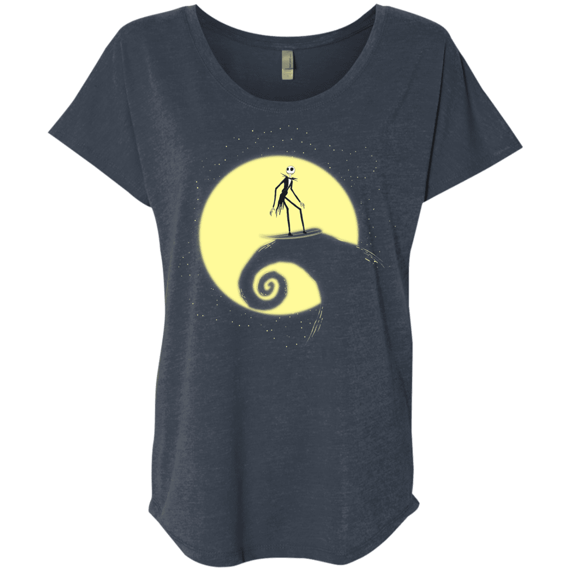 T-Shirts Vintage Navy / X-Small The Night Before Surfing Triblend Dolman Sleeve