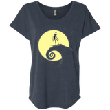 T-Shirts Vintage Navy / X-Small The Night Before Surfing Triblend Dolman Sleeve