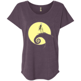 T-Shirts Vintage Purple / X-Small The Night Before Surfing Triblend Dolman Sleeve