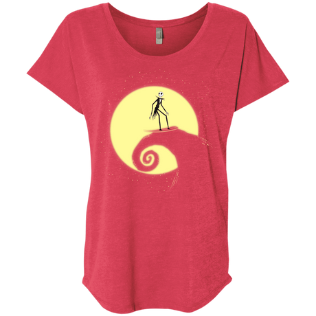 T-Shirts Vintage Red / X-Small The Night Before Surfing Triblend Dolman Sleeve