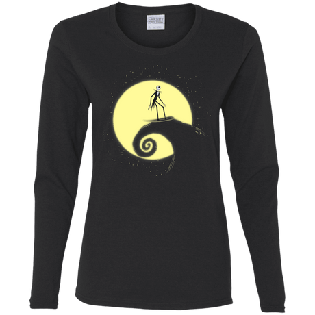 T-Shirts Black / S The Night Before Surfing Women's Long Sleeve T-Shirt