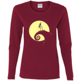 T-Shirts Cardinal / S The Night Before Surfing Women's Long Sleeve T-Shirt