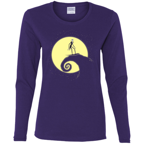 T-Shirts Purple / S The Night Before Surfing Women's Long Sleeve T-Shirt