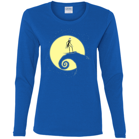 T-Shirts Royal / S The Night Before Surfing Women's Long Sleeve T-Shirt