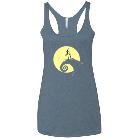 T-Shirts Indigo / X-Small The Night Before Surfing Women's Triblend Racerback Tank