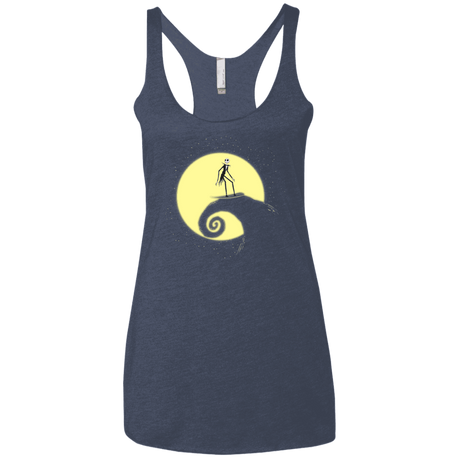 T-Shirts Vintage Navy / X-Small The Night Before Surfing Women's Triblend Racerback Tank