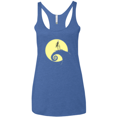 T-Shirts Vintage Royal / X-Small The Night Before Surfing Women's Triblend Racerback Tank