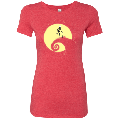 T-Shirts Vintage Red / S The Night Before Surfing Women's Triblend T-Shirt