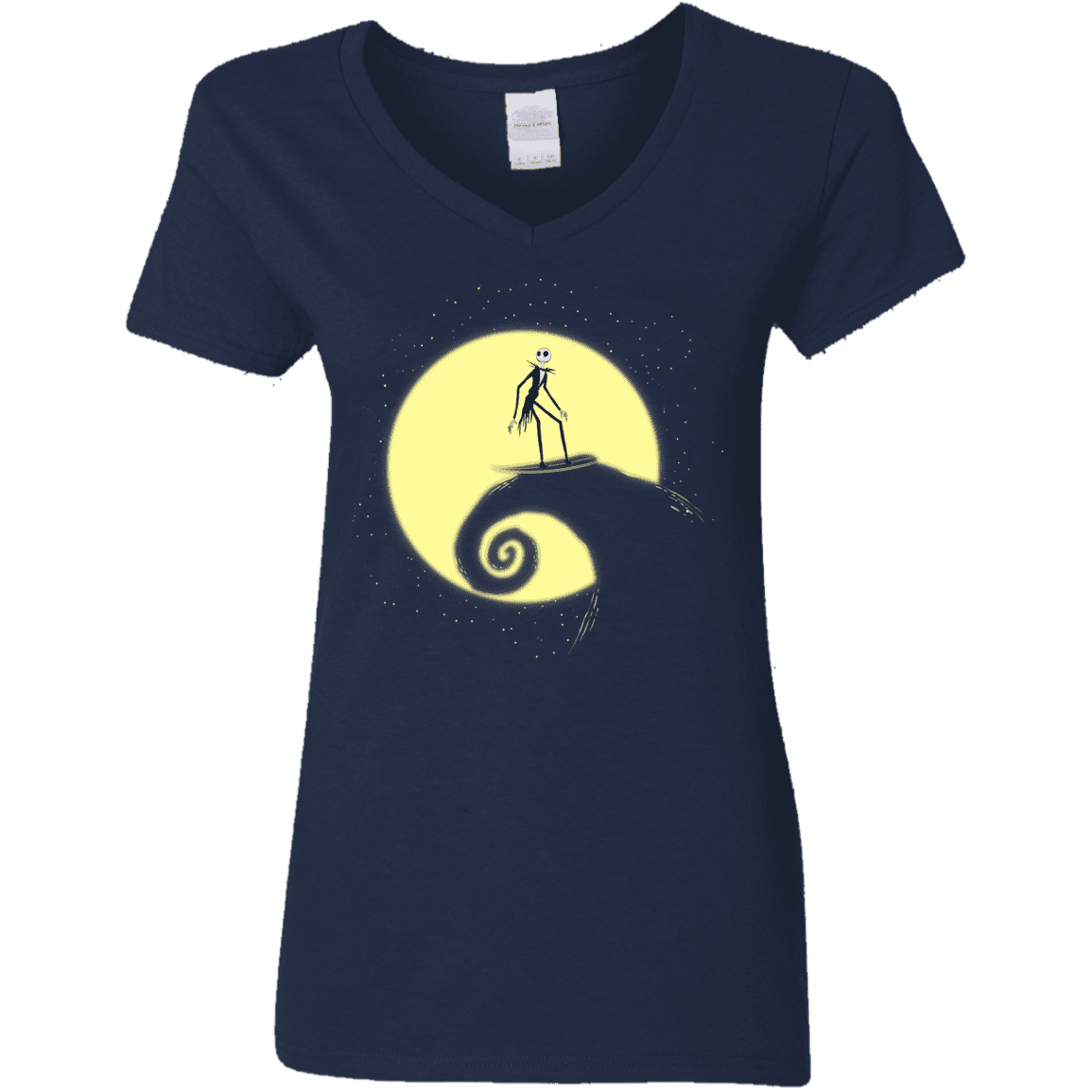 T-Shirts Navy / S The Night Before Surfing Women's V-Neck T-Shirt