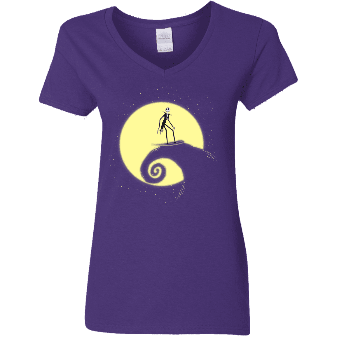 T-Shirts Purple / S The Night Before Surfing Women's V-Neck T-Shirt