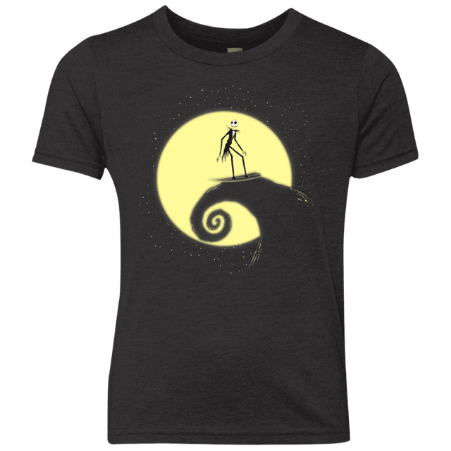 T-Shirts Vintage Black / YXS The Night Before Surfing Youth Triblend T-Shirt