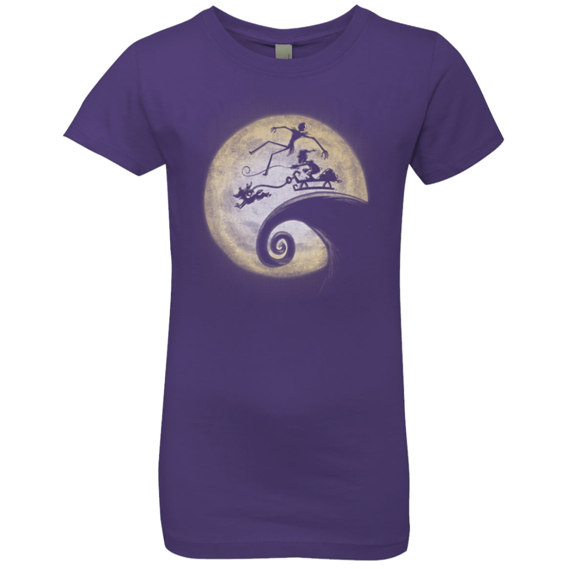 T-Shirts Purple Rush / YXS The Nightmare Before Grinchmas Girls Premium T-Shirt