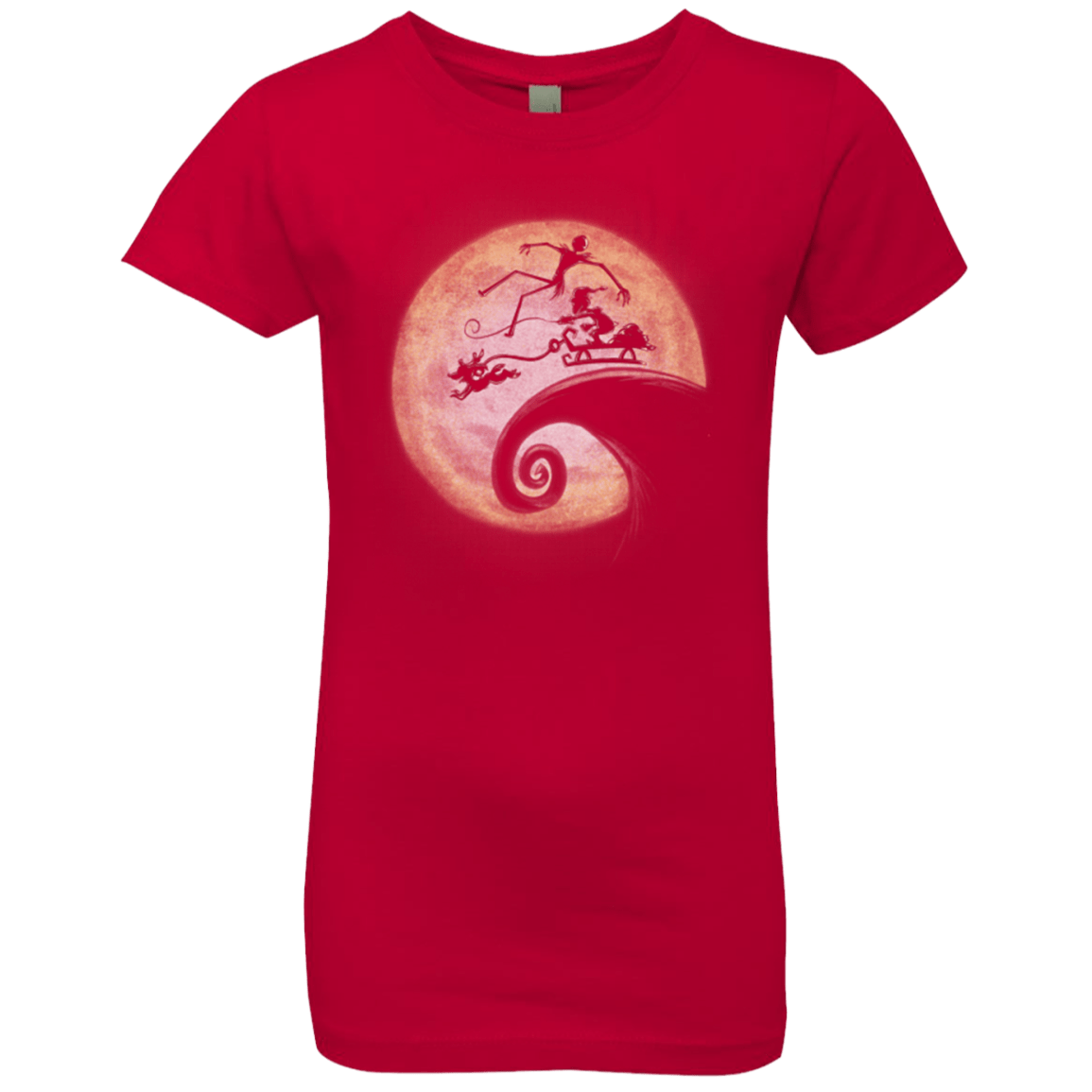 T-Shirts Red / YXS The Nightmare Before Grinchmas Girls Premium T-Shirt