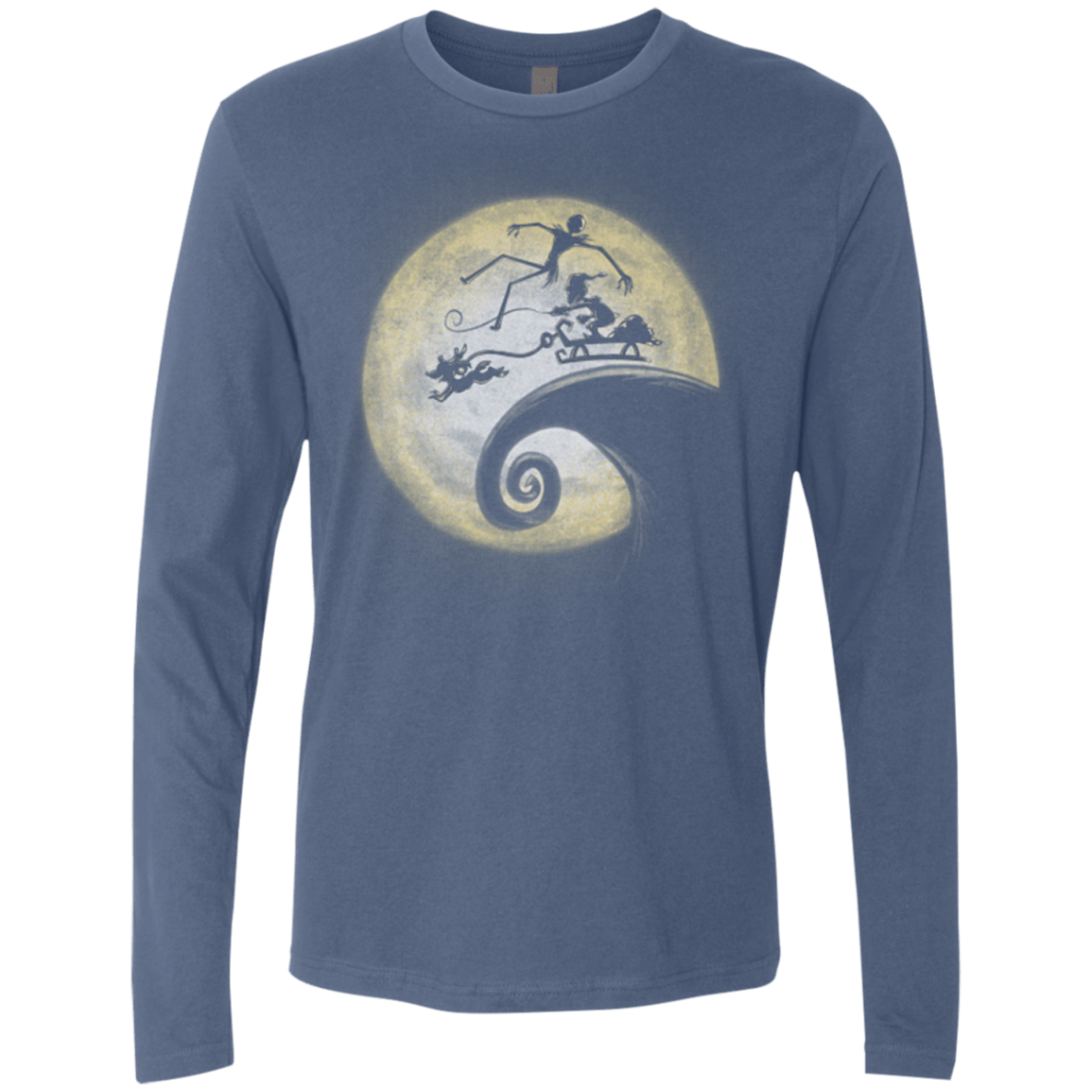 T-Shirts Indigo / Small The Nightmare Before Grinchmas Men's Premium Long Sleeve