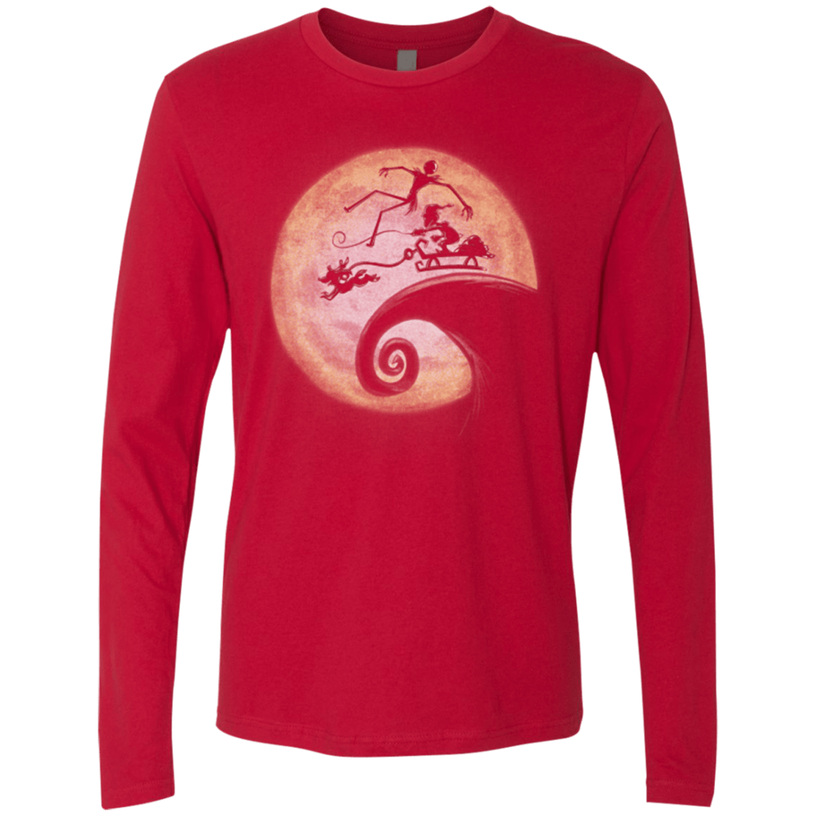 T-Shirts Red / Small The Nightmare Before Grinchmas Men's Premium Long Sleeve