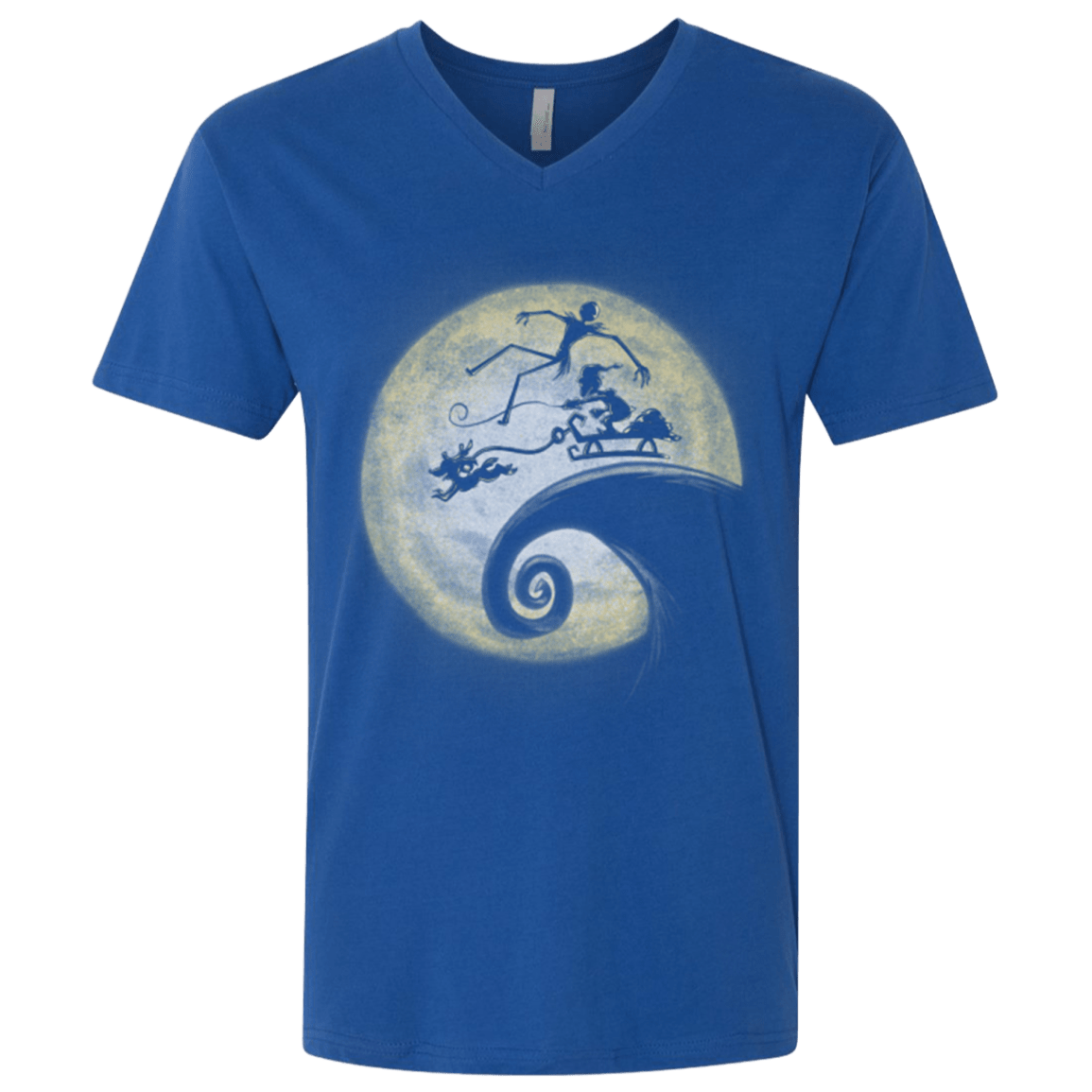 T-Shirts Royal / X-Small The Nightmare Before Grinchmas Men's Premium V-Neck