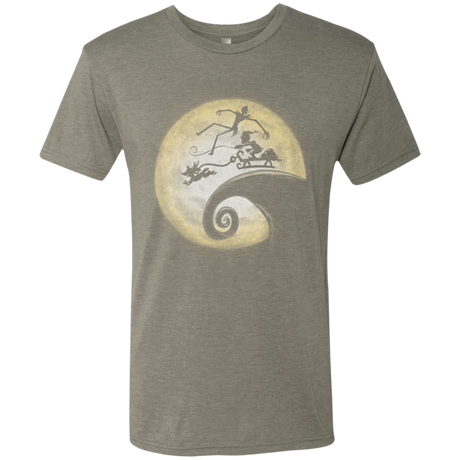 T-Shirts Venetian Grey / Small The Nightmare Before Grinchmas Men's Triblend T-Shirt