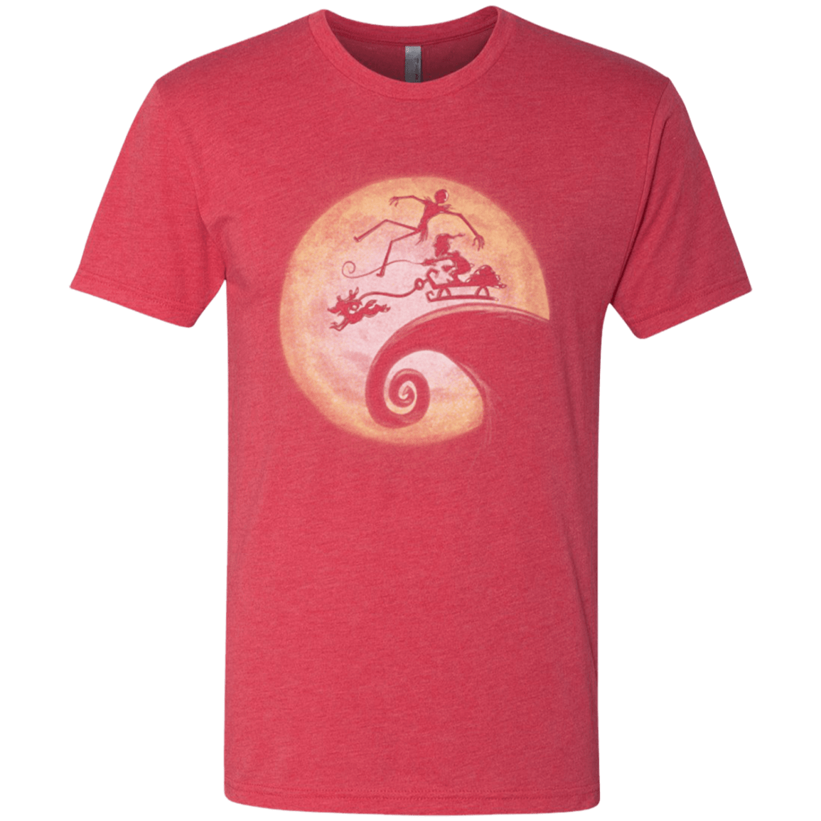 T-Shirts Vintage Red / Small The Nightmare Before Grinchmas Men's Triblend T-Shirt