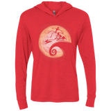 T-Shirts Vintage Red / X-Small The Nightmare Before Grinchmas Triblend Long Sleeve Hoodie Tee