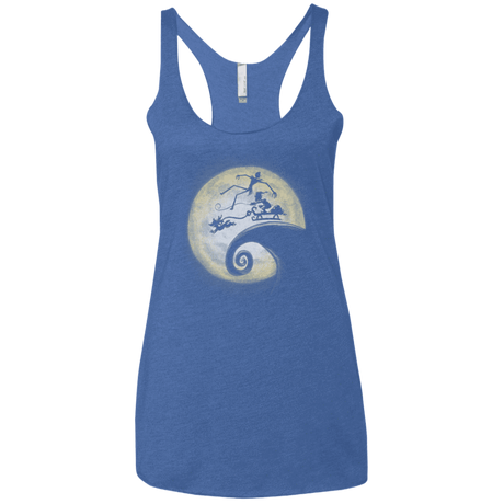 T-Shirts Vintage Royal / X-Small The Nightmare Before Grinchmas Women's Triblend Racerback Tank