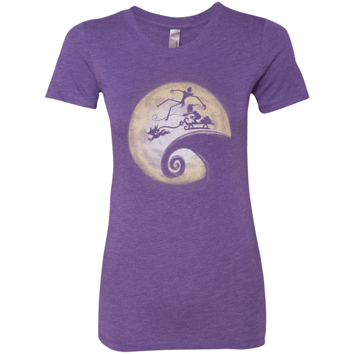 T-Shirts Purple Rush / Small The Nightmare Before Grinchmas Women's Triblend T-Shirt