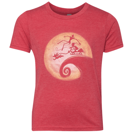 T-Shirts Vintage Red / YXS The Nightmare Before Grinchmas Youth Triblend T-Shirt