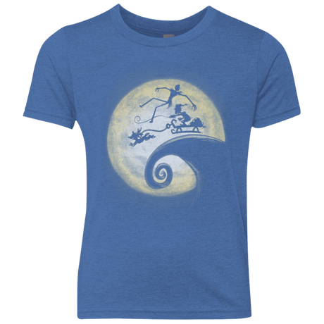T-Shirts Vintage Royal / YXS The Nightmare Before Grinchmas Youth Triblend T-Shirt